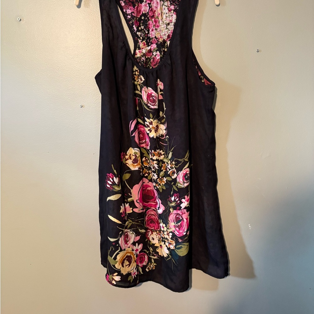 Floral Sleeveless Dress- Reversible XL